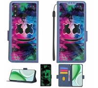 Aroepurt Case Compatible for Teracube Thrive Phone Case Flip Cover [with Tempered Glass Screen Protector][RFID Blocking][Luminous Effect] LPT-BQ