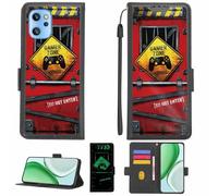 Aroepurt Case Compatible for Umidigi A13 Pro Phone Case Flip Cover [with Tempered Glass Screen Protector][RFID Blocking][Luminous Effect] LPT-JGP