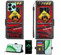 Aroepurt Case Compatible for Umidigi G5 Phone Case Flip Cover [with Tempered Glass Screen Protector][RFID Blocking][Luminous Effect] LPT-JGP