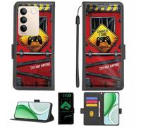 Aroepurt Case Compatible for Vivo S16 Phone Case Flip Cover [with Tempered Glass Screen Protector][RFID Blocking][Luminous Effect] LPT-JGP