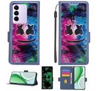 Aroepurt Case Compatible for Vivo S16e Phone Case Flip Cover [with Tempered Glass Screen Protector][RFID Blocking][Luminous Effect] LPT-BQ