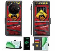 Aroepurt Case Compatible for Zte Blade A76 5G Phone Case Flip Cover [with Tempered Glass Screen Protector][RFID Blocking][Luminous Effect] LPT-JGP