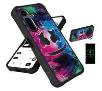 Aroepurt for Solana Seeker Case Compatible for Saga 2 Solana Mobile Seeker Phone Case Cover [Hard PC + Soft Silicone][Ring Support] [Luminous Effect] YGH-BQ