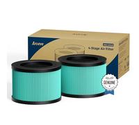 AROEVE Air Filter Replacement 4-in-1 High-Efficiency Pollen Pet Dander Hair H13 HEPA Air Filter Suitable for MK01 & MK06- Pet Dander Version(2 Pack)…