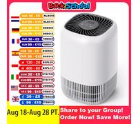 AROEVE Air Purifiers for Bedroom Home,Filter Cleaner with Fragrance, HEPA Filter for Smoke, Odor, Allergies, Pollen, Pet Timer JH12B
