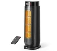 Aroeve Electric Heater, 2000W PTC Fan Heater for Home Space, Quiet Room & Portable, 90° Oscillation, 4 Modes, ECO Energy-Saving, 24H Timer, Remote Control, Overheating & Tip-Over Protection