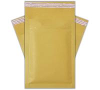 AROFOL Bubble Padded Envelopes Mailers, Size 2 (120 x 215 mm) - Gold, 50