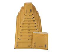aroFOL Postal Air Cushion Mailing Bags - Brown Bubble-Lined Bags, Padded Envelopes, 100 Pieces (Size Internal : 175 x 265 mm/Size External : 200 x 275 mm)