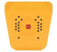 AROGYA MARKETING Acupressure magnetic pyramidal foot power mat therapy for stress and pain relief blood circulation health Care Useful Heel Knee Leg Sciatica massager Yellow (1 Pcs)