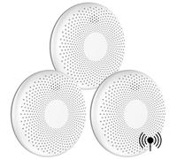 Aroha Link Interlinked Smoke Alarm and Carbon Monoxide Alarm - 10 Year Battery - Interconnected Combination Fire Alarm & CO Detector - 3 set