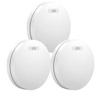 Aroha Safety Pro Smoke Alarm - 10 Years Battery - Thin Fire Alarm for Home - Smoke Detector - Fire Alarm - 3 set