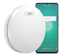 Aroha Smart Connect Smoke Alarm WiFi - 10 Years Battery - WiFi Fire Alarm with Tuya & Smartlife - Smoke Detector for Home - Fire Detector