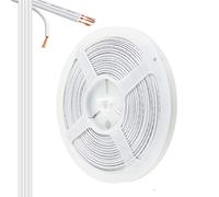 Aroidful 32.8ft/10m 4 Pin LED Strip Extension Cable - 22AWG RGB Wire for 5050, 3528, 2835 LED Strips (White)