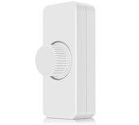 Aroidful Inline LED Dimmer Switch, 240V Rotary Push ON/OFF Trailing Edge Dimmer Switch for Dimmable LED Lights/Incandescent/Halogen Bulbs, 1Gang, 3-100W (White)