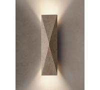 AroimRex Alabaster Wall Sconce 40cm Natural Marble Wall Sconce Vanity Light Fixture for Living Room Modern Wall Light Marble Lighting for Bedroom Staircases Entryway Wall Lamp