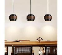 AroimRex Nordic Pendant Light Wabi-Sabi Lamp Yellow Travertine Stone Hanging Light Fixture for Dining Room Kitchen Island Bedroom Bedside Bar Compatible with E27 Bulb Base Ceiling Light