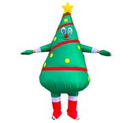 Arokibui Inflatable Christmas Tree Costume Blow up Christmas Costume Cosplay Party Halloween Costume Festive Costume Christmas Suit Christmas Decor