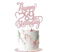 AROKIPPRY Happy 89th Birthday Cake Topper - 89th Birthday party Decorations