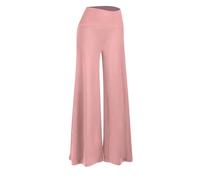 Arolina Women's Stretchy Wide Leg Palazzo Lounge Pants Casual Comfy High Waist Palazzo Pants, Dustypink, S