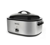 AROMA 22Qt. Roaster Oven with self basting lid stainless steel