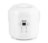 Aroma 8-Cup (Cooked) Digital Rice Cooker and Food Steamer, White by Aroma Housewares