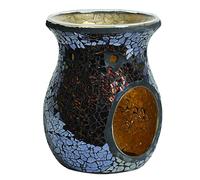 Aroma Accessories Crackle Classic Wax Melt Burner 14cm - Amber