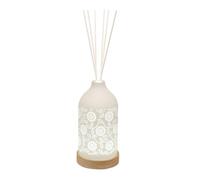 Aroma Accessories Woodbridge Floral Clean Linen LED Light up Reed Diffuser