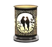Aroma Black Doves Cylinder Electric Wax Melt Warmer