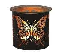 Aroma Black & Gold Butterfly Jar Sleeve & Wax Melt Warmer