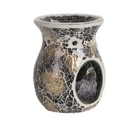 Aroma Black & Gold Crackle Wax Melt Warmer