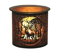 Aroma Black & Gold Deer Family Jar Sleeve & Wax Melt Warmer