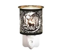 Aroma Black & Gold Deer Family Plug In Wax Melt Warmer