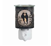 Aroma Black & Gold Doves Plug In Wax Melt Warmer