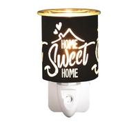 Aroma Black & Gold Home Sweet Home Plug In Wax Melt Warmer