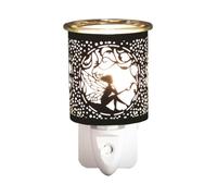 Aroma Black & Gold Sitting Fairy Plug In Wax Melt Warmer