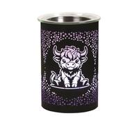 Aroma Black Highland Cow Colour Changing Electric Wax Melt Warmer