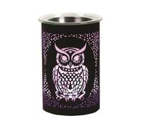 Aroma Home Electric Plug In Wax Melter 12Cm Black Colour Changing - Owl Black One Size