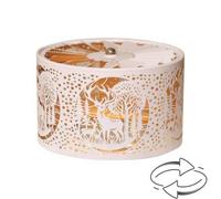 Aroma Candle Carousel Fan Shade 13Cm White - Deer Family