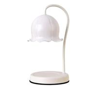 Aroma Candle Warmer Lamp with Dimmable Light, Metal Wax Melting Lantern with Marble Base, Electric Aromalamp for Home, Office & Girls, Gu10 Bulb, 15X15X31Cm