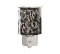 Aroma Chrome Floral Plug In Wax Melt Warmer