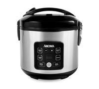 AROMA CoreCoat Digital Brown Rice Cooker with Non-Stick Ceramic Coating (8 Cups Cooked, 4 Cups Uncooked)