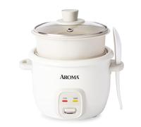 AROMA® CoreCoat Steaming Rice Cooker with Basket (4 Cups Cooked, 2 Cups Uncooked)
