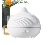 Aroma Diffuser - ABS PP Compact Size, Ultrasonic Mist Output, Seven Color Ambient Light | Electric Oil Humidifier Device For Living Room Desk Hotel Spa Meditation Dorm Use