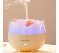 Aroma Diffuser, Bedroom Cold Mist Humidifier with Remote Control and Timing Function, Salt Stone Aromatherapy with 7-Color LED Night Light, 250ml Home Bedroom Yoga Ultrasonic Humidifier