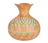 Aroma Diffuser Humidifier 7 Colour Wood Effect Mist Freshener | Create a soothing with a quiet mist and seven changing colours to help you unwind after a long day.