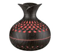 Aroma Diffuser Humidifier 7 Colour Wood Effect Mist Freshener | Create a soothing with a quiet mist and seven changing colours to help you unwind after a long day.