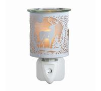 Aroma Electric Plug In Wax Melt Burner Warmer Essential Oil Stag White