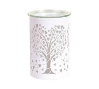 Aroma Electric Plug In Wax Melter 12Cm White - Heart Tree