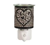 Aroma Electric Plug In Wax Melter 13Cm Black - Heart