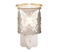 Aroma Electric Plug In Wax Melter 13Cm White - Butterfly